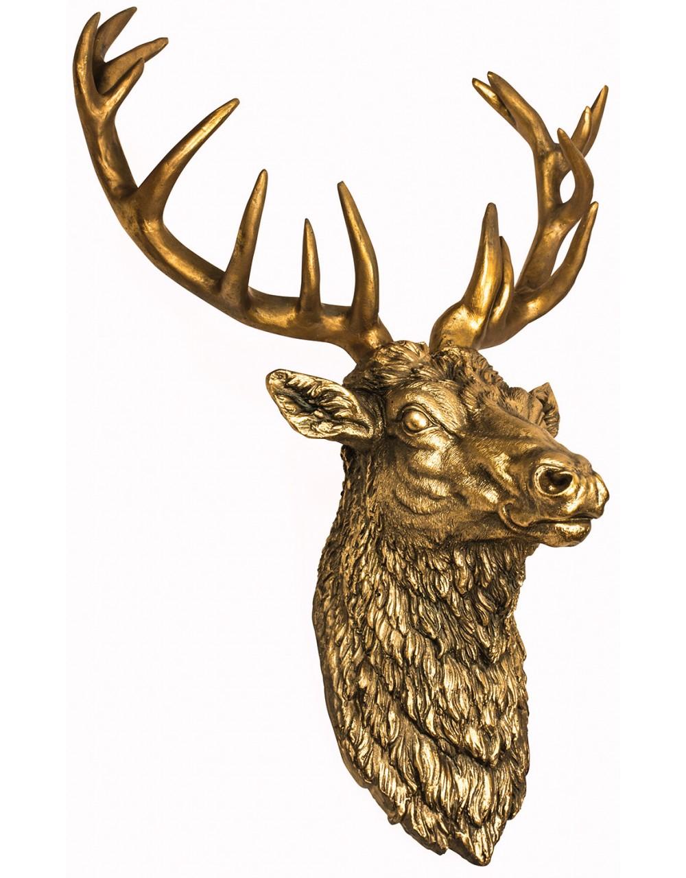Gold Stags Head