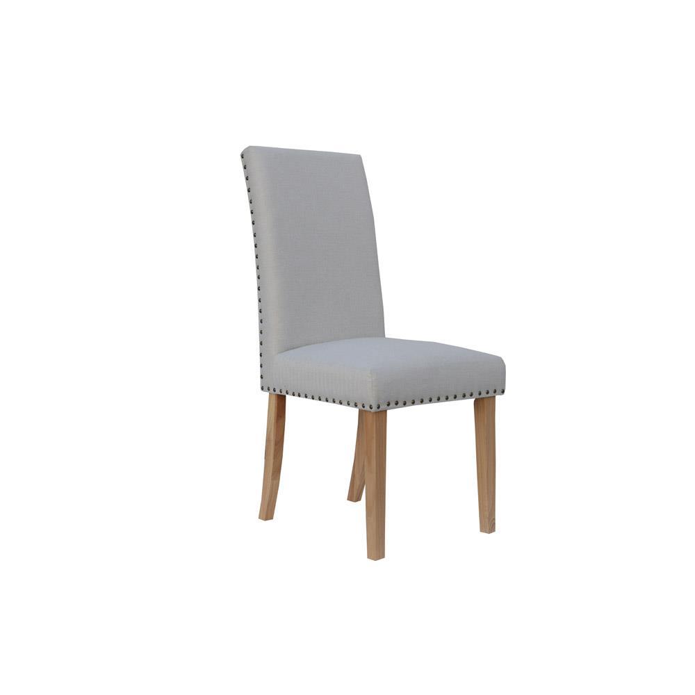 Studded Dining Chair In Natural