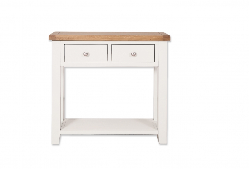 white painted console table £259