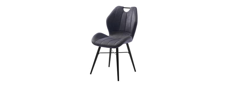 industrial grey dining chair £119