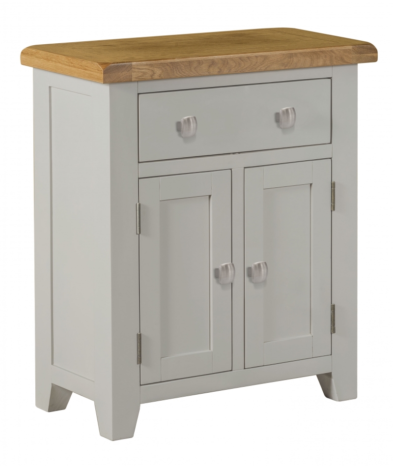 dove grey painted mini sideboard