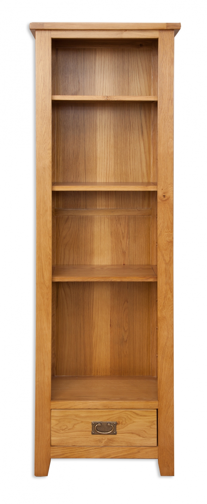 natural oak slim bookcase £469