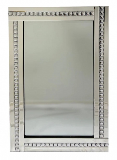 mirror with crystal border £69