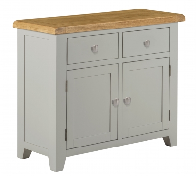 dove grey painted small sideboard 