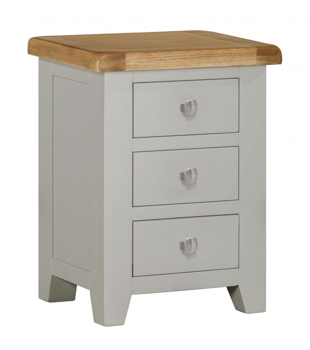 Dove Grey Painted Furniture With Oak Tops