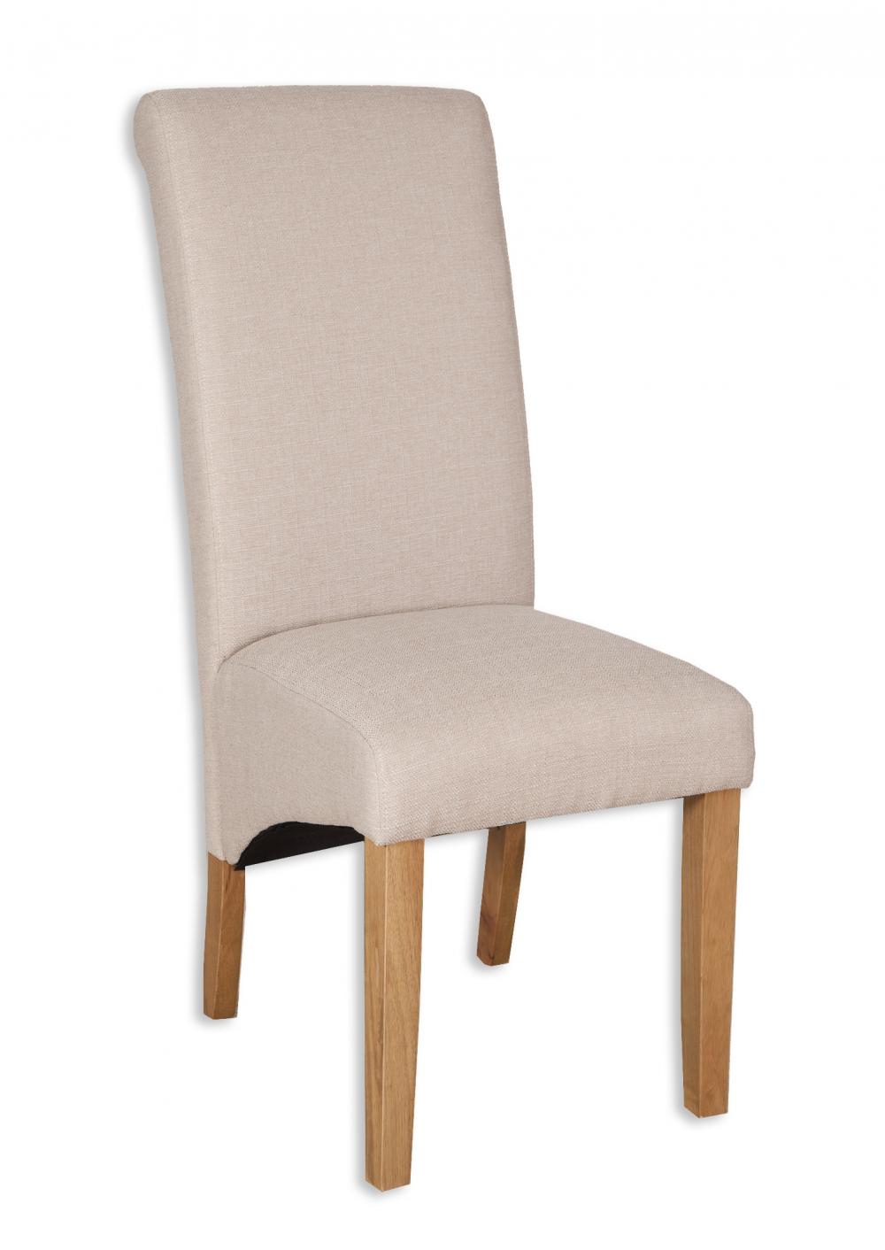 Natural Cream Fabric Dining Chair £149