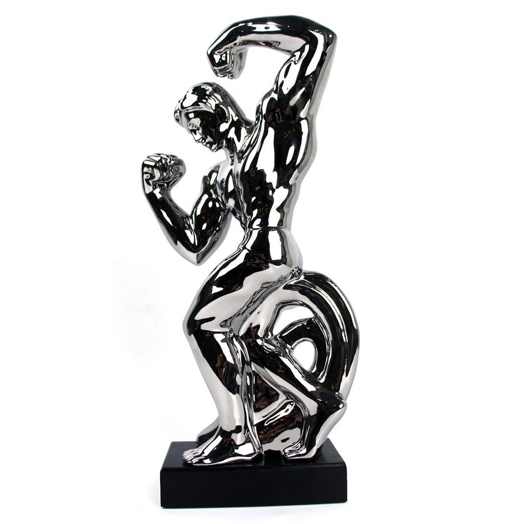 Silver Thinking Man Sculpture £45