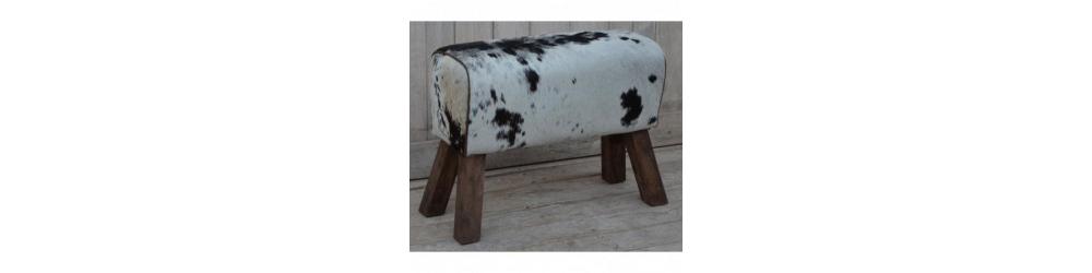 Cow Skin Small Pommel Bench