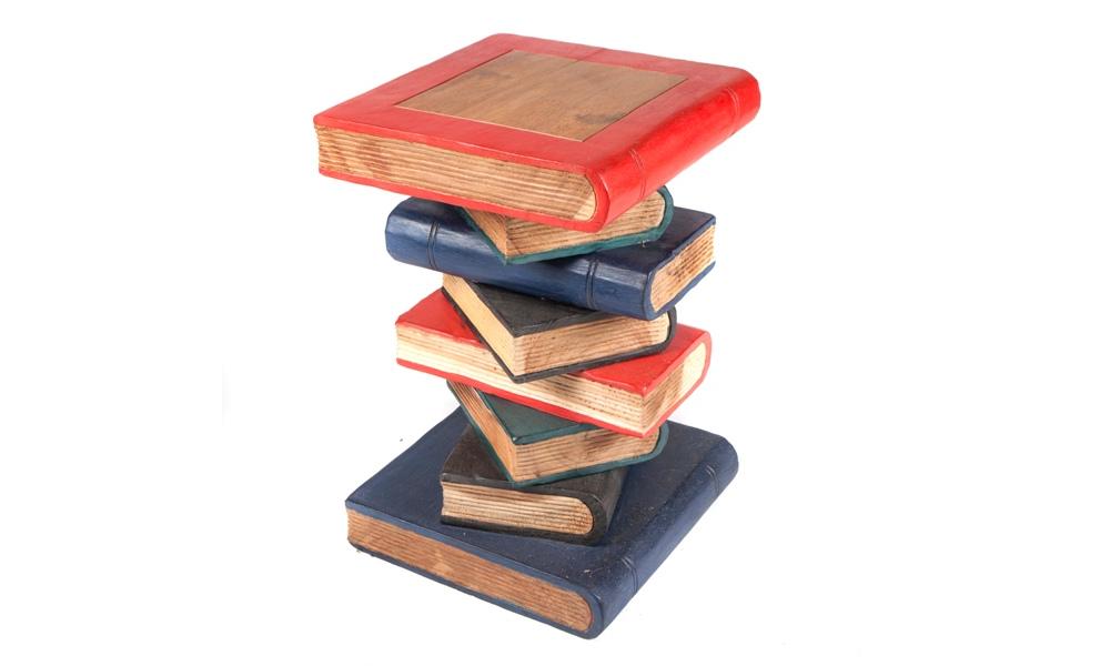 Large Painted Book Stack Table £149