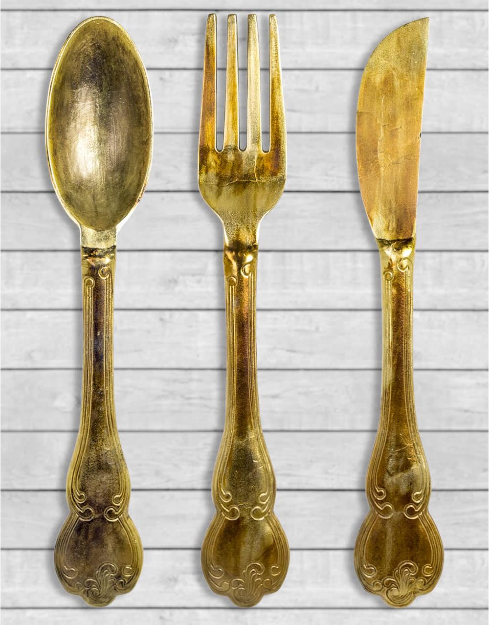 Gold Set of Cutlery