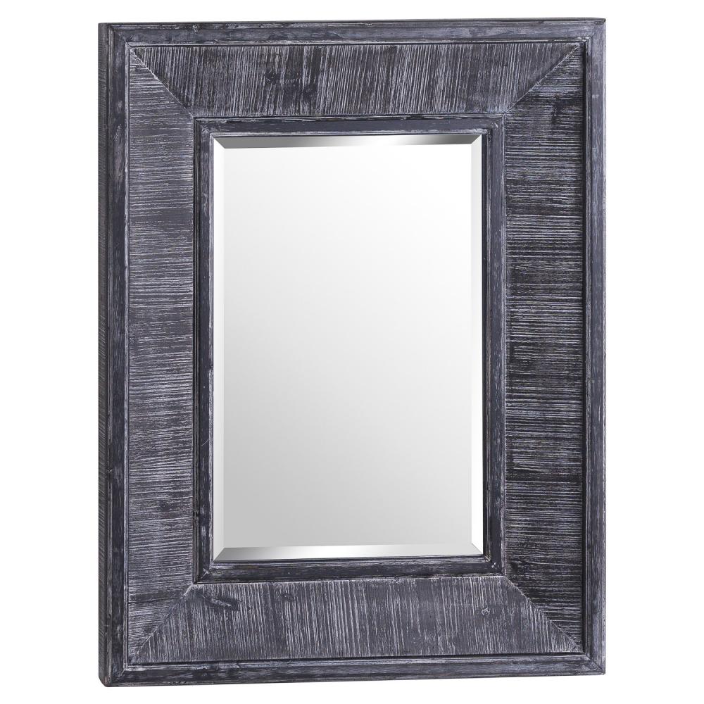 Chunky Grey Wood Mirror £119