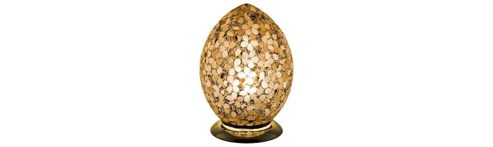 Mosaic Gold Egg Lamp £59.99
