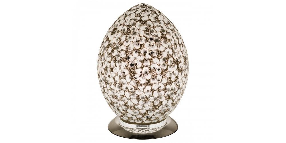 Mosaic Egg lamp in White £59.99