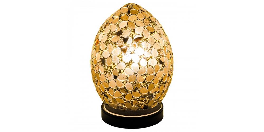 Mosaic Mini Egg Lamp in Champagne £27.99