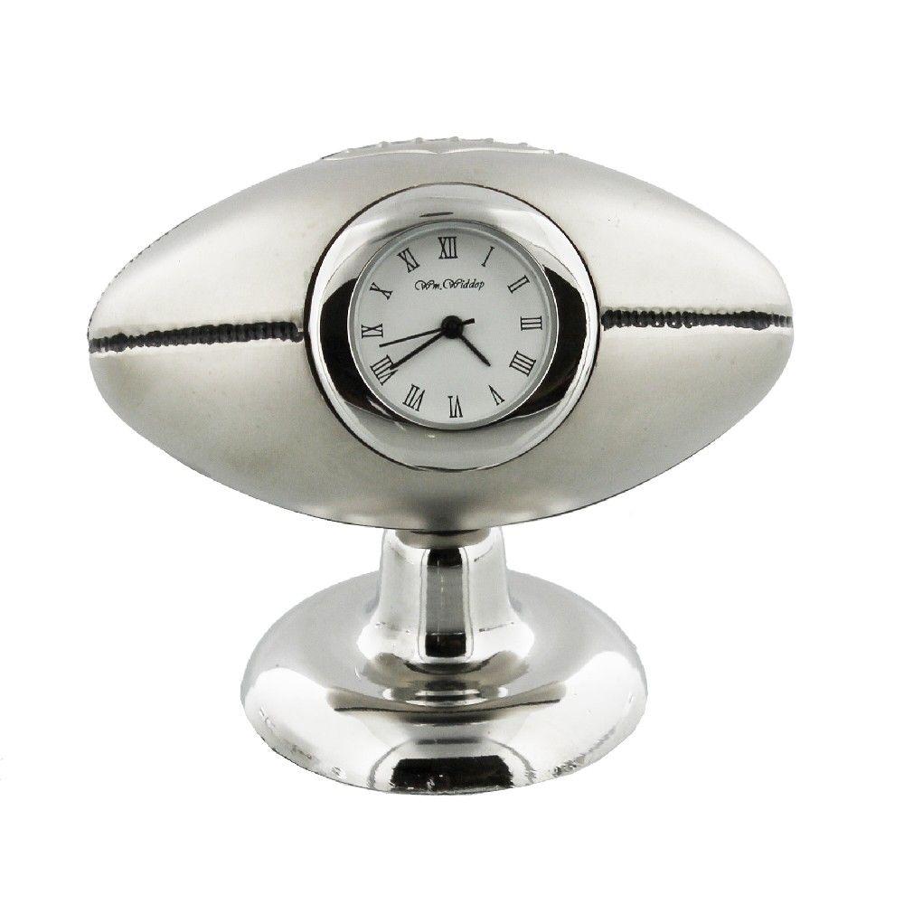 Rugby Ball Miniature Clock £27.99