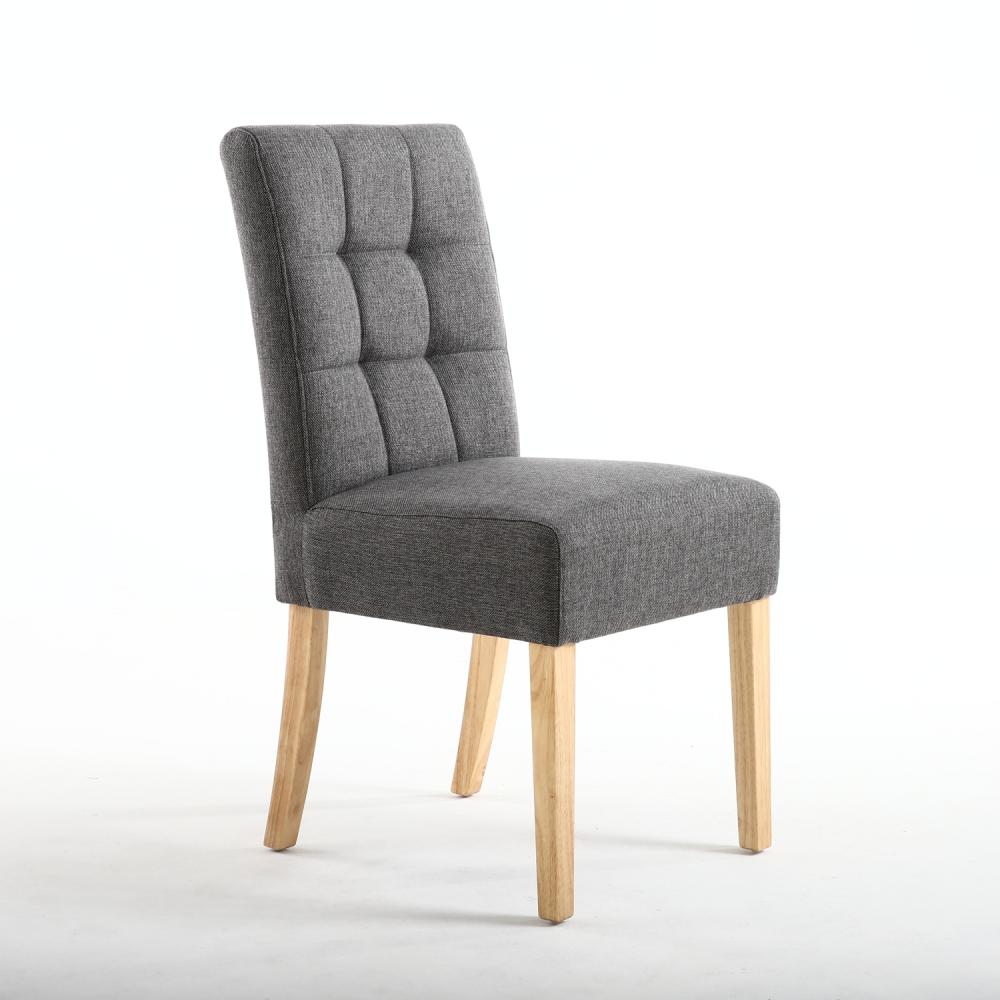 Steel Grey Waffle Back Dining Chair £135
