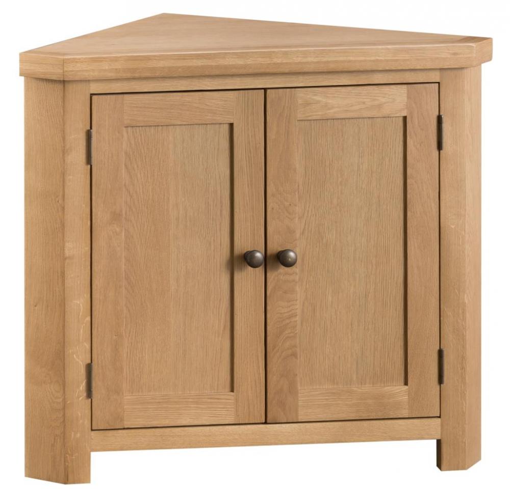 Cottage Oak Corner Cabinet £350