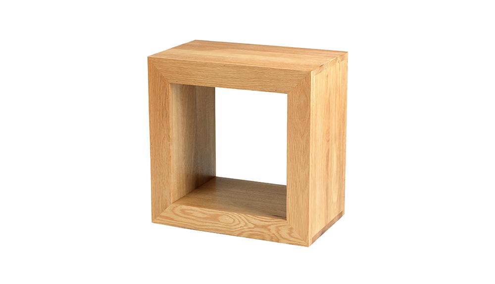Contemporary Oak 1 Hole Cube