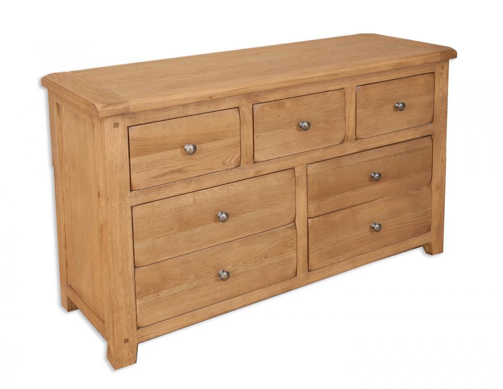 Country Oak 7 Drawer Chest £769