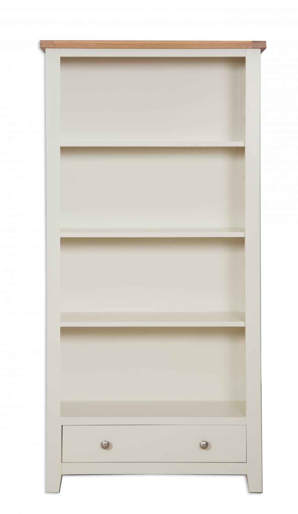 Ivory Painted Large Bookcase
