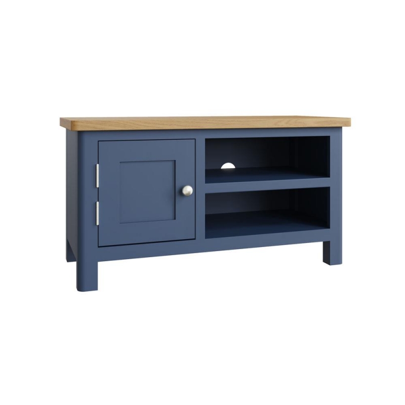 french navy painted tv unit