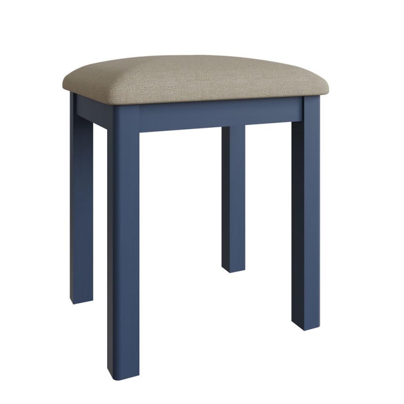 french navy painted stool