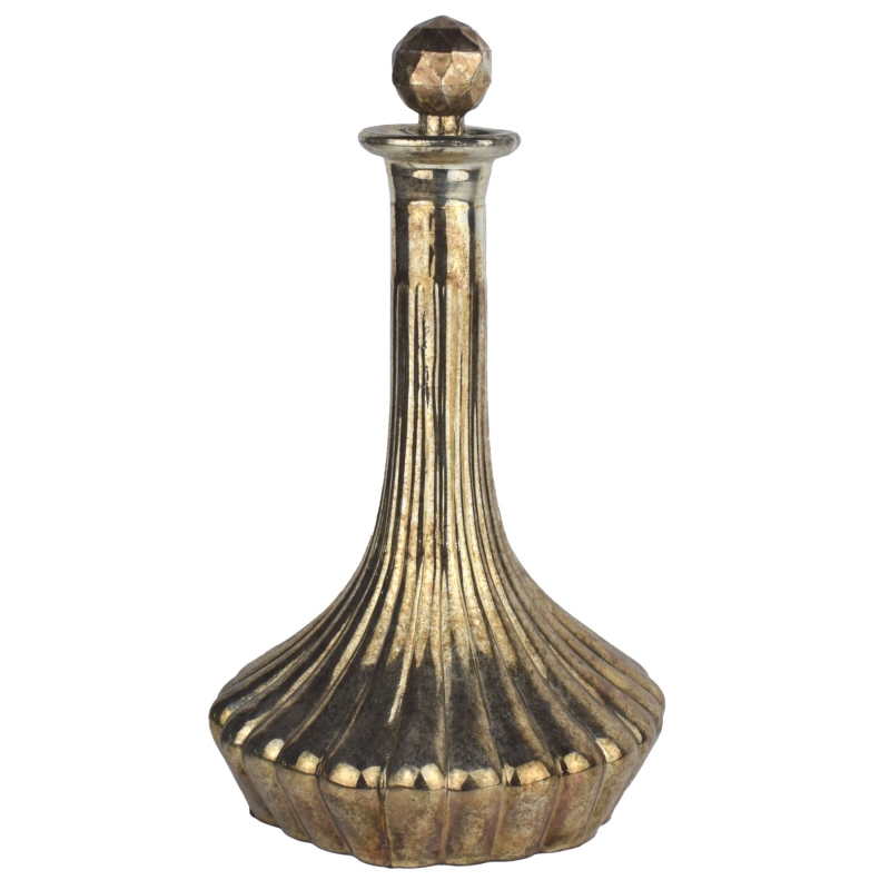 large gold decanter £25