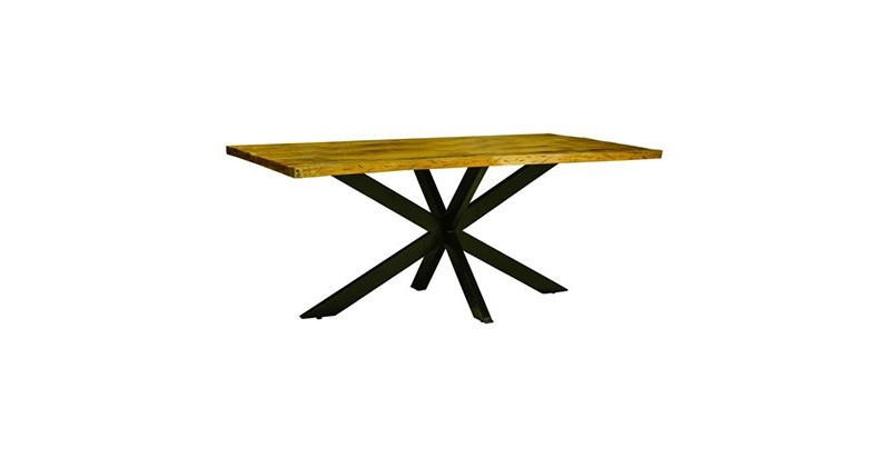 live edge table with spider legs 140cm £529