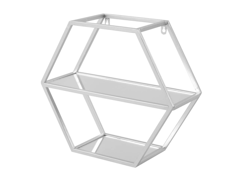 hexagon wall shelf 