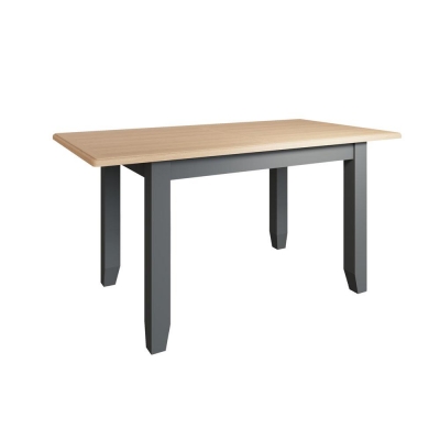 dark grey large  extending dining table 