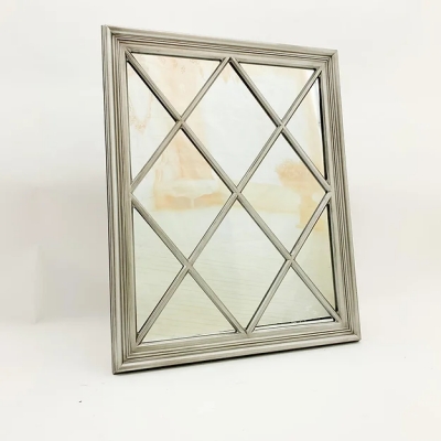 silver wall mirror 80cm x 100cm £149
