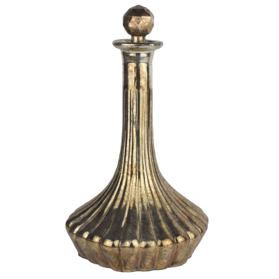 large gold decanter £25