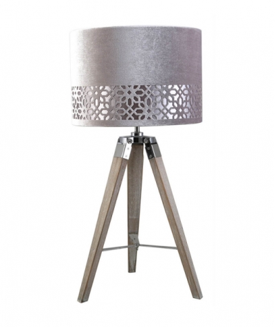 grey mesh tripod table lamp £89