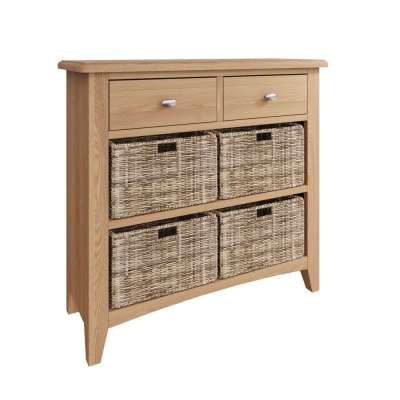 oak & seagrass 6 drawer chest £319