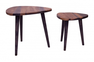 sheesham nest of two tables