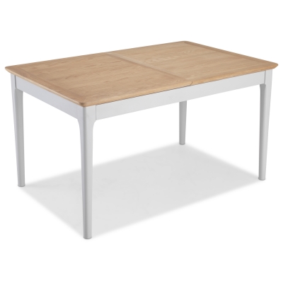 homestead grey painted extending dining table 
