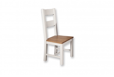 white painted dining chair 
