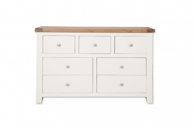 white painted 7 drawer chest £699