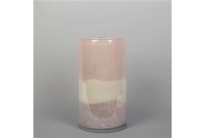 medium neutral glass vase