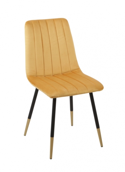 gold velvet dining chair 