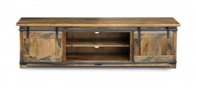 solid mango large tv stand 