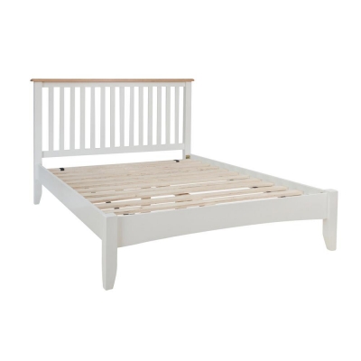 soft white 4'6 bed