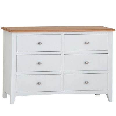 soft white 6 drawer chest