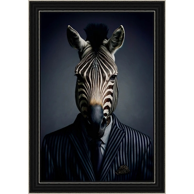 steffan bidet zebra in suit 