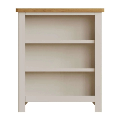 truffle painted wide bookcase 