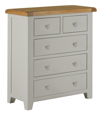 dove grey two over three chest £399