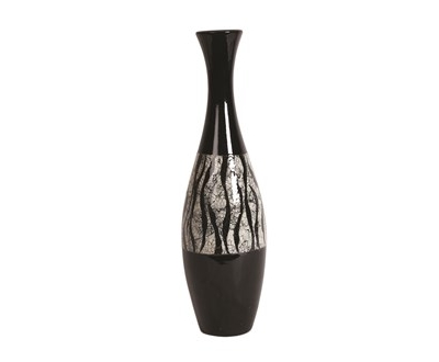 black stripe vase 44cm