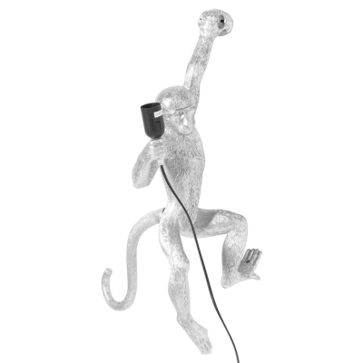 silver monkey hanging lamp
