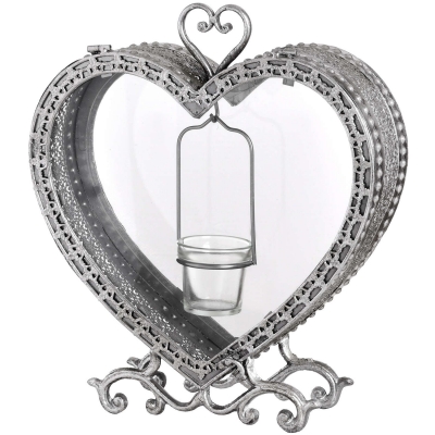 free standing heart lantern £59.99
