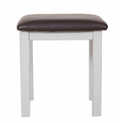grey painted dressing table stool £99